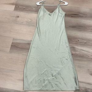 Aritzia Wilfred Only Slip Midi Dress